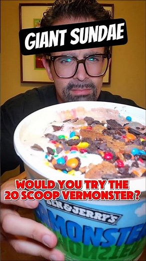 20 Scoop Vermonster Sundae from Ben & Jerry's #foodies