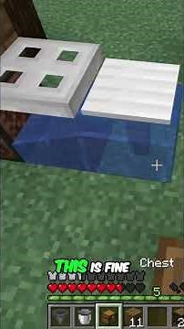 EASY Minecraft AFK Fish Farm for FOOD & CATS! #shorts