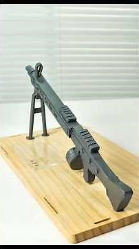 DIY MG3 Machine Gun from Paper | Steel-Style Origami Build #weapons #diy #papercraft #craft #model