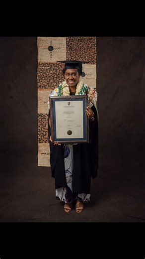 AUT Pacific on Instagram: "What graduations are all about 🥹 We spoke to graduate, Lillian Tukor, and her family about their trip from Port Villa, Vanuatu to Nadi, Fiji to here just to support her. Although graduates cross the stage alone, we know the academic journey is never done alone. It takes a village 🇻🇺"