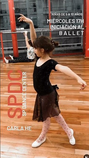 Iniciación al Ballet. Primeros pasos en danza clásica. Clases para niños y niñas desde 5 años #spdc