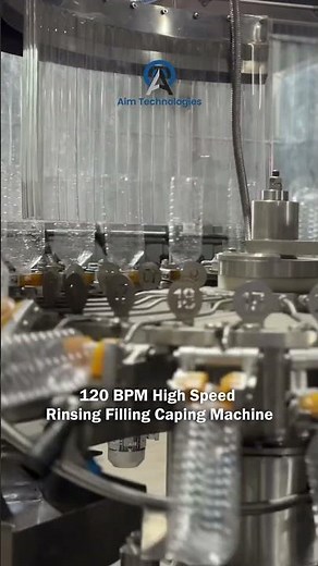Fully Automatic Mineral Water Filling Machine 7200 BPH | Aim Technologies