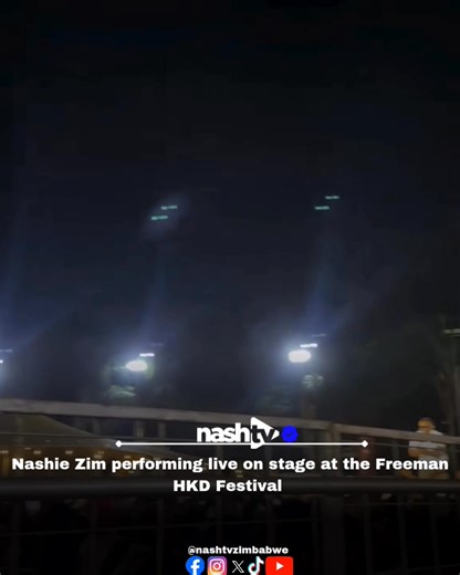 Nashie Zim performing live at the Freeman HKD Festival at Glamis Arena Cc: Freeman | Nashtvzimbabwe