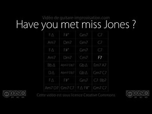 Have you met Miss Jones : Backing Track
