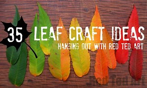 Leaf Crafts for All Year - Red Ted Art - Kids Crafts