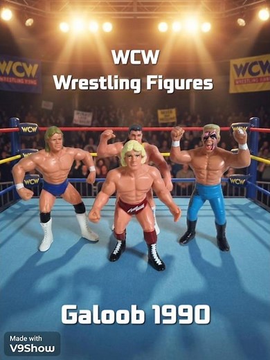 WCW Galoob Wrestling Figures #wcw #wrestling #sting #shorts #reels #toys #90s #tv #yt #wwe #galoob
