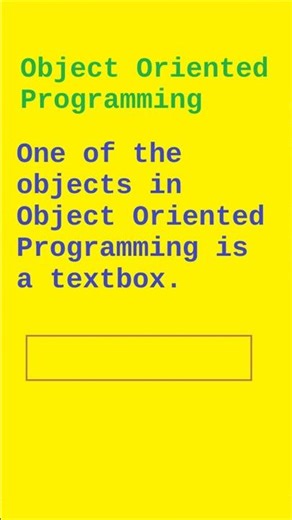 Object Oriented Programming Textbox
