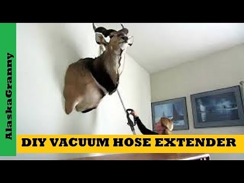DIY Vacuum Hose Extender - How to Vacuum Hard to Reach Places- Cleaning Solutions Tips Tricks Hacks