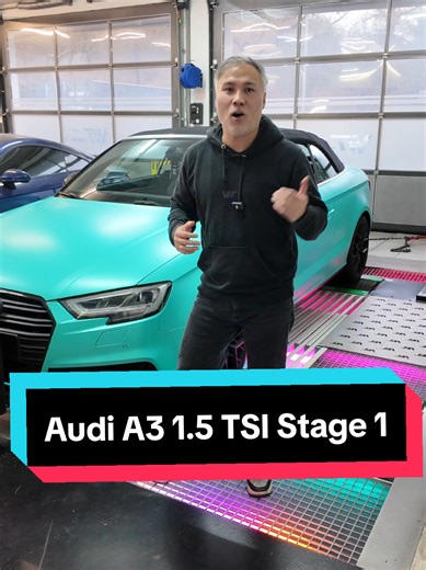 Audi A3 1.5 TSI Srage 1 mit pops and bangs.