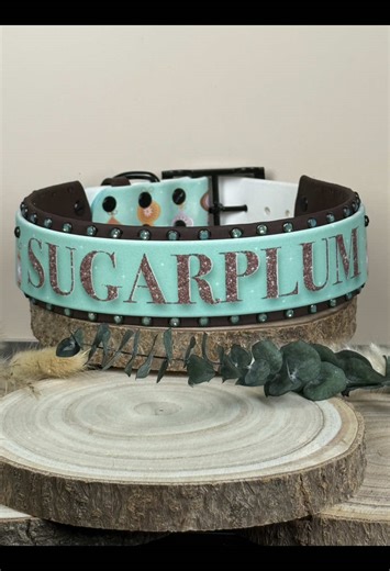 Shipping these beautiful custom dog collars out today! I’m so excited for them to get to these dogs and their loving dog parents! Want to create something completely unique for your pup? DM me and we can work together to make a collar perfectly suited for your baby’s personality ❤️ #corascaninecollective #dogcollar #custom #rhinestones #biothane