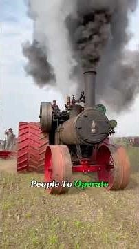 The Biggest Steam Tractor Ever Built #steamtractor #farming #machine #fyp #foryou