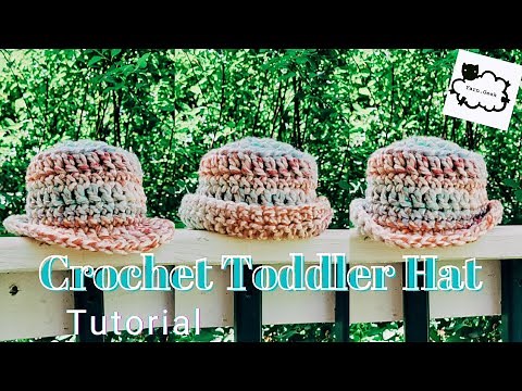 SUPER EASY CROCHET TUTORIAL | Toddler Bucket Hat
