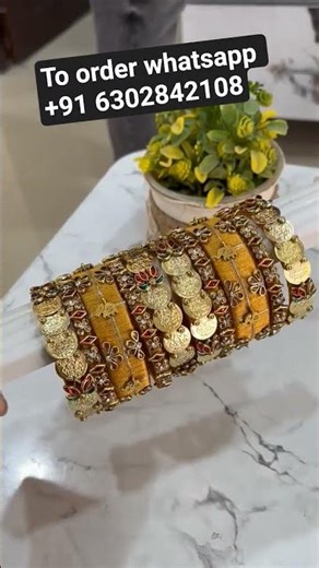 Bridal thread bangles| | Whatsapp to +91 63028 42108 #ytshorts #shorts