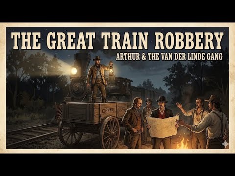John Marston's First Major Heist With Arthur Morgan | RDR2 4K