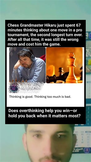 Hikaru Thought 67 Minutes… Still Played the Wrong Move 😳♟️