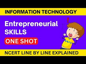 Entrepreneurial Skills Class 10 Information Technology Code 402 [Term 2] | Entrepreneurship class 10