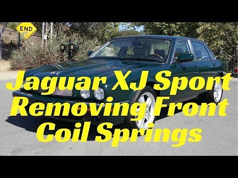Jaguar XJ Sport Removing Front Coil Springs / Lower Ball Joint