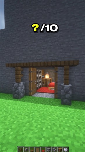 How to Make a Mountain House in Minecraft – Survival Build | CupSapling #minecraft #shorts #easy