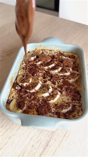 BAKED OATS BANANE CHOCOLAT