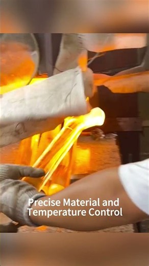 Custom Glass Manufacturing Process | From Molten Glass to Finished Shape#CustomGlass