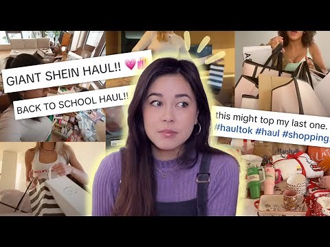 Let’s talk 'Haul Culture'.