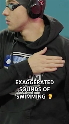 A bit of ASMR swimming sound for the weekend 👂😮‍💨 #swimming #asmr #sound #exaggerated