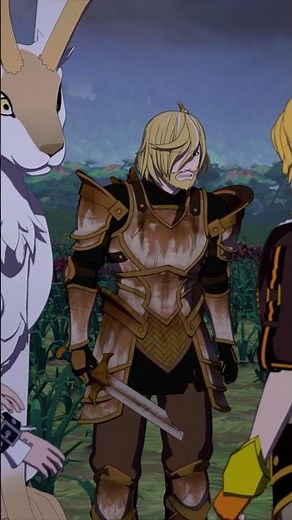 RWBY Volume 9 Jaune, Ascension, Pyrrha Nikos, Amber, Ascend, Rusted Knight, Arkos #shorts