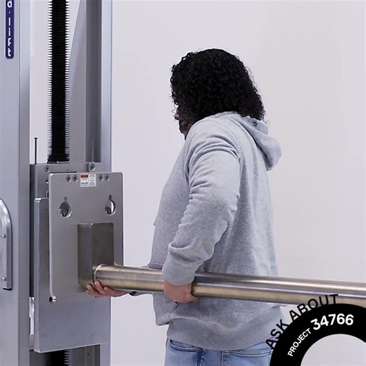 Lightweight Textile Roll Handling Lift for Tight Storage | Project 34766