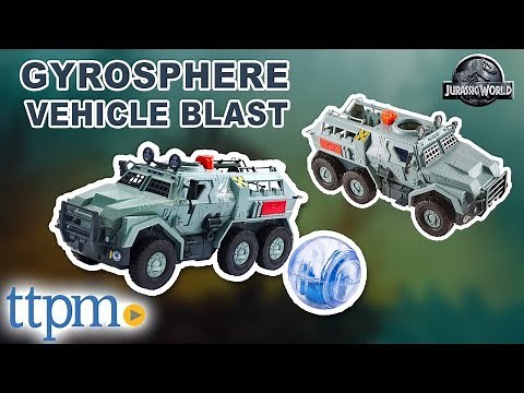 Jurassic World: Fallen Kingdom Gyrosphere Blast Vehicle Review | Mattel Toys & Games