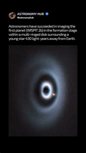 First Baby Planet Formed in a Multi-Ringed Disk Observed