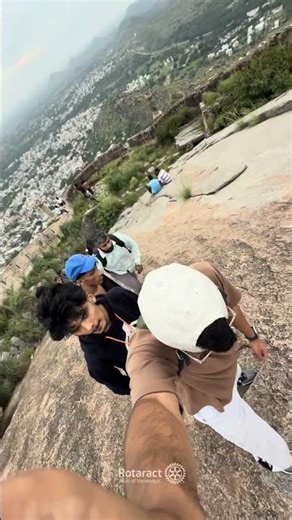 Madhugiri Trek - Rotaract club of yenepoya