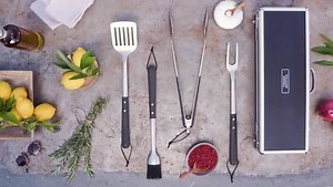 Get grilling 🔥 with our professional-quality tools, newly redesigned for enhanced durability and ease of use. 👍 Williams Sonoma Grill Tools: https://bit.ly/35RLIJg | Williams Sonoma