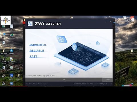 ZWCAD | how to uninstall and install ZWCAD 2021| reinstall ZWCAD 2021
