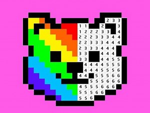 Play Pixel Art - Color by Numbers | Free Online  Games. KidzSearch.com