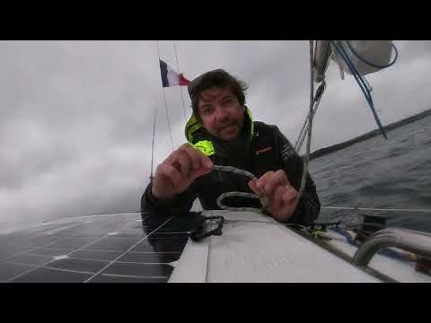 Changer une drisse sur un voilier