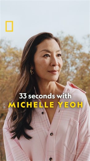 33 seconds with an icon. Academy Award-winning actress Michelle Yeoh isn't just passionate about her work, she's passionate about the planet—what do you wish people knew you for? Read more about Michelle’s work and the rest of the Nat Geo 33: https://on.natgeo.com/3Rka6f6 📍 Mandarin Oriental Hyde Park, London | National Geographic