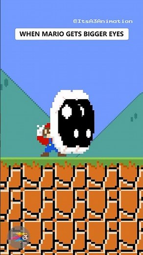 When Mario Gets BIGGER Eyes 😂