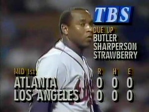 Atlanta BRAVES at Los Angeles DODGERS 9/20/91 Original TBS Broadcast