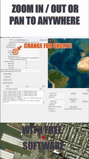 How to Zoom into a Map - Zoom in / out or Pan into Satellite Maps or Street Maps.