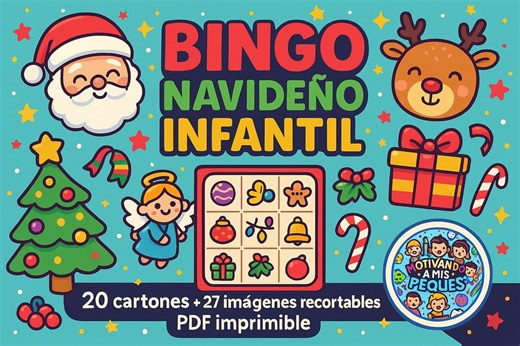 Children's Christmas Bingo · 20 Cards   Board With 27 Images · Printable Christmas Game - Etsy