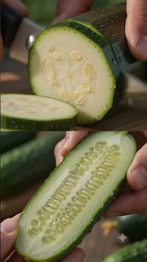 POV: Zucchini 🥒 vs Cucumber 🥒 | Growth Journey & Nutrition