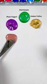 Tasty Color Recipes #oddlysatisfying #asmrart #paintmixing #guessthecolor #colormixing
