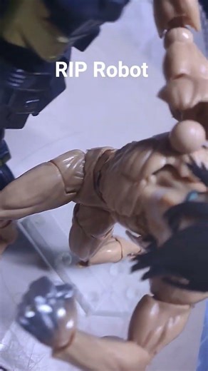 Attack Titan Vs an action robot #aot