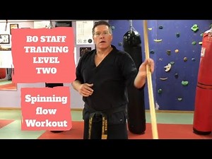 Bo staff training tutorial and workout for speed, power, and better coordination