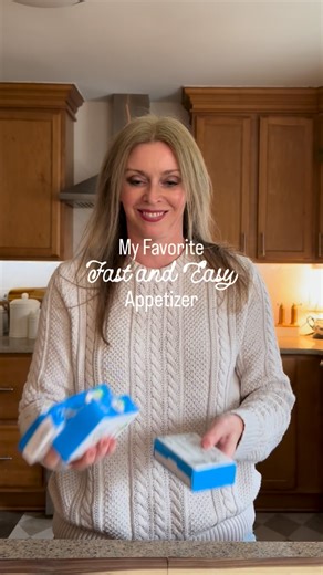 A no fail appetizer that takes less than five minutes from package to serve, who’s with me? This is my all-time favorite fast and easy appetizer for entertaining. I had this appetizer for the first time in the late 1990s when I was shopping in a little boutique for gourmet condiments and teas. They had a station set up to try all the different jams and jellies, with cream cheese and different types of crackers to let you taste test. I loved the idea so much that I started incorporating it into m