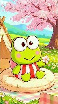 Froggy Spring Picnic 🌸🐸 Cherry Blossom Lake Lofi for Study & Relax #focusmusic #springvibes #lofi