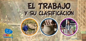 Vídeo educativo: El Trabajo y su clasificación. El sector primario, secundario y terciario. | HappyLearning