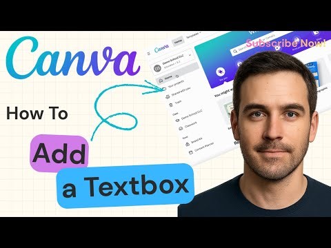 How to Add a Textbox in Canva | Canva Tutorial 2025