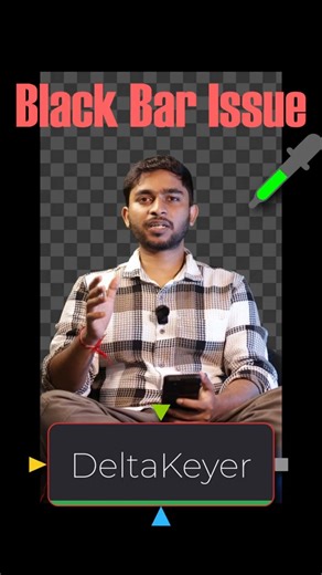 Fix Black Bar & Transparency Issues in DaVinci Resolve || Green Screen Issue