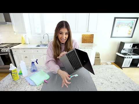 How to Clean a Laptop (Macbook) Clean with Me!
